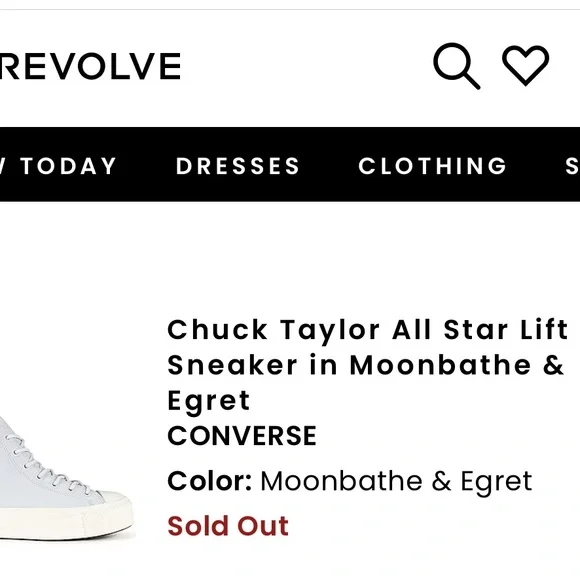 Converse White Canvas Sneakers - Picture 5 of 5